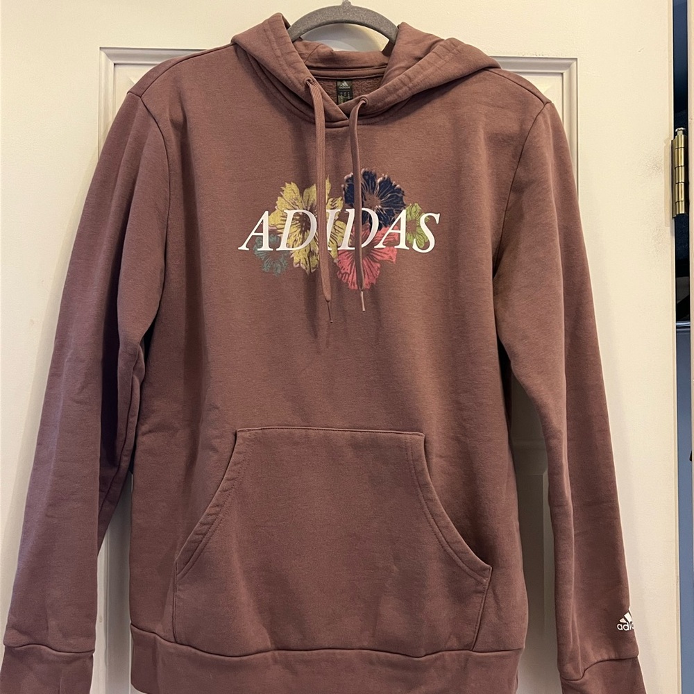 Adidas Women’s Hoodie with Colorful Floral Design